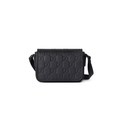 GUCCI GG RUBBER-EFFECT MINI BAG 794062 (17.5*11*6.5cm)